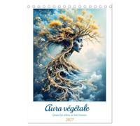 Aura végétale - Quand les arbres se font femmes (Calendrier de bureau 2027 DIN A5 horizontal), CALVENDO calendrier mensuel: Un an de fusion fascinante entre l'arbre et la femme.