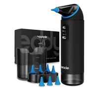 Auracle Limpiador Oidos Adultos, 360° Eléctrico Limpiador de Oidos, 4 Modos Limpiador de Oidos Cera, Resistente al Agua IP65, Recargable 2000mAh, Limpia Oidos con 8 Cabezales de Repuesto/2 Boquillas