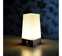 Auraglow Luz Nocturna Inalámbrica con Sensor PIR de Movimiento para Lámpara de Mesa LED Super Brillante, alimentada por Batería