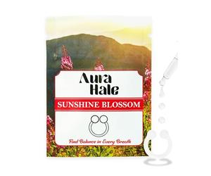 AuraHale Anillo difusor nasal, aroma de flor de sol para un estado de ánimo radiante, equilibrio hormonal y armonía interior, aromaterapia portátil, silicona de grado médico, infusión de aceite