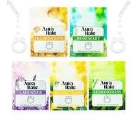 AuraHale Harmony Pack - Anillos difusores nasales con infusión de aceite esencial para calma instantánea, claridad mental y elevación suave, aromaterapia portátil, silicona de grado médico, orgánico