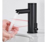 Auralum grifo lavabo automático sin contacto con sensor de infrarrojos inteligente, grifo de lavabo de baño para agua caliente y fría - higiénico, ahorro de agua y duradero