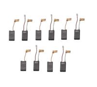 Auratrove 10 cepillos de carbono compatibles con Bosch 5-40 DCE GSH 5-CE GSH E piezas de taladro de martillo giratorio de 12,5 x 6,4 x 25,2 mm