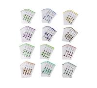 Auratrove 120 tarjetas de piano con gráfico, tarjetas de práctica de teoría musical codificadas por colores para profesores principiantes, ayuda de aprendizaje de instrumentos de 88 claves, juego de