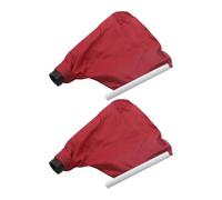 Auratrove 2 bolsas de protección antipolvo para lijadora de banda compatibles con modelos 9403 9401, protección antidesechos de tela y plástico en rojo y negro