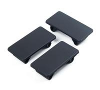 Auratrove 3 placas ciegas para panel de interruptor basculante, compatible con montaje estándar ARB Narva, cubierta de plástico negro, 4,8 x 2,4 x 1,2 cm