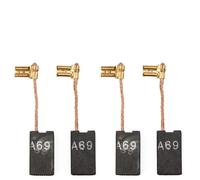 Auratrove 4 cepillos de carbono compatibles con Bosch GBH5-38D GBH5400 GSH38 GSH500, piezas de repuesto de 22,9 x 12,2 x 6,1 mm para taladro de martillo rotativo