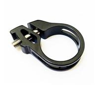 Auratrove Abrazadera de palanca de cambios de aleación de aluminio para anillo compatible con x7 X9 X0 para xx XO1 XX1, tornillo de fijación de gatillo negro de 11,9 mm