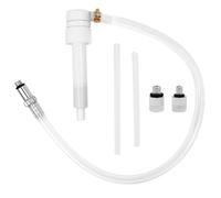 Auratrove Aceite para engranajes de unidad inferior con giro de 3/8 pulgadas, 8 CC por motor fuera de borda marinos, se adapta a botellas estándar de cuarto de galón con 2 tubos de succión y