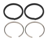 Auratrove Acero para anillos de pistón para martillo de demolición eléctrico HM0810, piezas de repuesto de metal resistente, 4 accesorios de herramientas