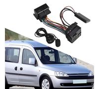 Auratrove Adaptador AUX 5.0 con micrófono para Opel CD30 CDC40 CD70 DVD90, instalación no destructiva para Agila para Corsa para Meriva Vivaro, llamadas manos libres y transmisión de música a través