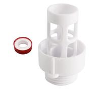 Auratrove Adaptador de conector de drenaje de piscina, compatible con marco de metal redondo intex y para piscinas de 6 a 24 pies, salida roscada de manguera de jardín con cinta de sellado