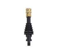 Auratrove Adaptador de lanza corta para WORX WA4013, conector de varilla de extensión de plástico para herramientas de lavado de automóviles, accesorio negro compatible con modelos WORX