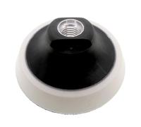 Auratrove Almohadilla de lijado de 4 pulgadas con rosca de 5/8-11, placa trasera de goma para pulidora, soporte de disco de cambio rápido para encerar coche, pulido de metal y eliminación de óxido