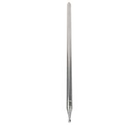 Auratrove Antena telescópica, látigo de acero inoxidable 201 de 5,6 m con tuerca M10 para gp PAC12 JPC-7 Amateur Radio de onda corta DIY Yagi, plata, 14 secciones