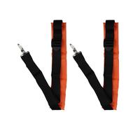 Auratrove Arnés de correa de hombro ajustable para recortadora de cuerdas, bordeadora de césped, devorador de césped y soplador de hojas, nailon con almohadillas de algodón transpirable, paquete de 2