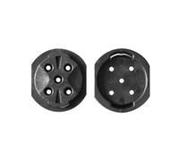 Auratrove Base de montaje para computadora, pieza de reparación de asiento macho compatible con Garmin y para computadoras de ciclismo GPS Bryton, soporte de plástico negro