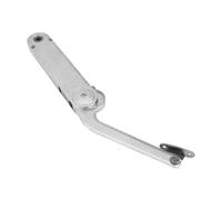 Auratrove Bisagras hidráulicas para gabinete, resorte de gas resistente con soporte ajustable de 75°-100° para cajas de juguetes y armarios, barra de soporte de aleación de zinc en color plateado