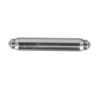 Auratrove Bobina de acero inoxidable para papel higiénico, inserto de husillo de rollo de papel higiénico con resorte, eje de repuesto sin taladro, para baño, 13,5 cm