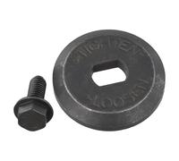 Auratrove Brida de abrazadera de hoja exterior, pieza de repuesto de metal para sierras ingletadoras Dewalt DW703 DW715 DW716 DW717 DWS780, incluye perno de abrazadera, paquete de 2