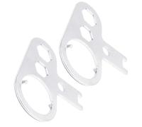 Auratrove Buceo para bcd Herramienta de servicio de inflador eléctrico para mantenimiento de válvulas de tanque, kit de reparación de acero para limpieza de reguladores, plateado, paquete de 2