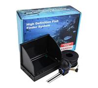 Auratrove Buscador de peces de 4.3 pulgadas, pantalla HD de 220°, cámara gran angular con visión nocturna para hielo, mar, lago, río, estanque, barco, pesca, aguas profundas