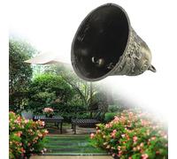 Auratrove Campanas de viento de latón de estilo antiguo para decoración de jardín, campanas de animales de aleación de zinc con motivos de caballo, vaca, oveja y perro, 6 x 6 cm, exquisita decoración