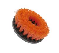 Auratrove Cepillo de cerdas suaves para limpieza de tapicería de alfombras, cuero, para eje de cambio rápido M14 compatible con taladros inalámbricos