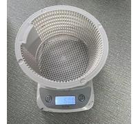 Auratrove Cesta de filtro de skimmer de piscina P06436 para pared de acero, trampa de desechos de goma blanca compatible con juegos 56369 56384 56566 56574 56586, 16 x 12 x 7 cm