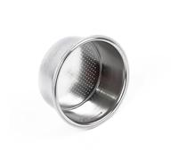 Auratrove Cesta de filtro no presurizada de 51 mm, portafiltro de café de acero inoxidable para cafeteras Breville y Krups Espresso, color plateado