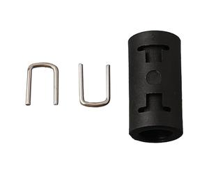 Auratrove Conector de tubo de extensión, adaptador de manguera de plástico de ingeniería resistente para lavor para lavadoras a presión Bosch, pieza de repuesto negra de ajuste rápido