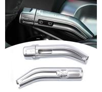 Auratrove Cubierta de palanca de cambios para limpiaparabrisas de plástico ABS plateado, decoración interior, compatible con Mercedes Benz A B CLA para glb GLA Clase 2019+