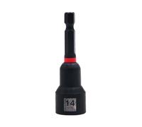 Auratrove Destornillador magnético de tuerca hexagonal, extensión de adaptador de enchufe de 65 mm, acero Cr-V para taladro para reparación de automóviles de impacto DIY