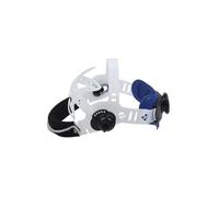 Auratrove Diadema de soldadura ajustable para casco de oscurecimiento automático solar, esponja suave cómoda con fácil ajuste de perilla, accesorio ABS blanco de 11 x 7.9 pulgadas