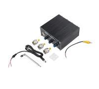 Auratrove Eliminador QRM para bandas HF, cancelador de fase de segunda generación 3-30 MHz, caja de aluminio con PTT para reducción de ruido de radio jamón