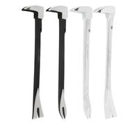 Auratrove Extractor de uñas, herramienta extractora resistente, barra de palanca de metal de doble golpe para carpintería, eliminación de clavos incrustados sin cabeza