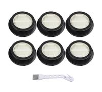 Auratrove Filtro HEPA de repuesto para SunSare X7A-US, para Fieety para aspiradora inalámbrica v7, filtros lavables con cepillo de limpieza, paquete de 6