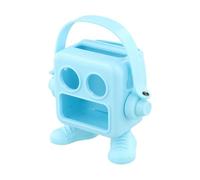 Auratrove Funda de silicona para Yoto Player para mini edición 2024 con almacenamiento de tarjetas, carcasa protectora a prueba de golpes en naranja, rosa, azul y morado