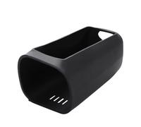 Auratrove Funda protectora de silicona para Eufy Security para eufycam 3, cubierta impermeable con panel solar y gestión de cables, color negro