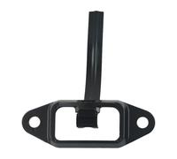 Auratrove Guía de soporte de correa para puerta trasera, compatible con Mercedes-Benz para Vito W639, OEM A6397600628, pieza de repuesto de metal, color negro