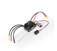 Auratrove HG-80A 80A ESC sin escobillas, resistente al agua, a prueba de polvo con puerto de programación externo para 1/10 RC Car Buggy Truck, 2-4S para lipo compatible