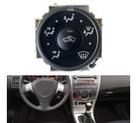 Auratrove Interruptor de modo de control de clima A/C para Toyota para corolla 2009-2013 para matrix para rav4 2009-2010 perilla ABS negra 55901-75D357