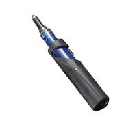 Auratrove Inyector de aceite de barra de motosierra con funda de goma, lubricador de grasa de metal para nariz de piñón, depósito transparente recargable para accesorios de mantenimiento de motosierra