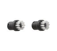 Auratrove Juego de 4 cepillos de vapor redondos compatibles con Karcher SC1 SC2 SC3 SC4 SC5 Series para cocina, baño, accesorios de limpieza de suelos duros