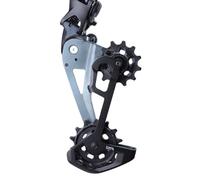 Auratrove Juego de polea de desviador trasero 12T+14T para sram para águila de 12 velocidades, kit de rueda guía de aluminio compatible con xx1 X01 para gx SX, negro