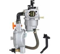 Auratrove Kit de conversión de generador para unidades de gasolina de 2 a 5 kW, adaptador de combustible triple para propano y gas metano GNC con regulador, compatible con modelos de carburador Honda