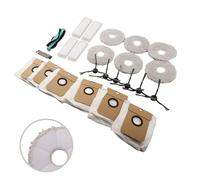 Auratrove Kit de repuesto de 16/27 piezas para cecotec para conga 11090 con cepillo de rodillo lateral, paños de fregona, filtros y bolsas