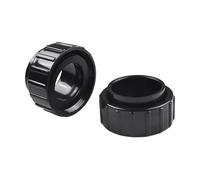 Auratrove Kit de repuesto de conector de unión de celda de sal, 2 pulgadas de PVC Turbo Union Nut Tailpiece con junta tórica para generadores de sal HAYWARD y bombas de piscina, paquete de 2, color
