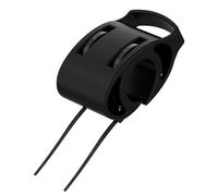 Auratrove Kit de soporte de reloj de gel de sílice para Garmin Forerunner para fenix Approach D2 Foretrex, soporte de bicicleta negro con lazos para seguimiento de datos de ciclismo, 79,8 x 40 mm