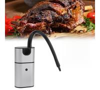 Auratrove Máquina infusora de humo, portátil de mano para barbacoa, carne, cócteles, cocina molecular, kit de aluminio con filtros de manguera de virutas de madera